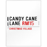Candy Cane Lane  Dry Erase Boards