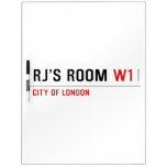 RJ’s Room  Dry Erase Boards