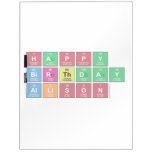 Happy
 Birthday
 Allison  Dry Erase Boards