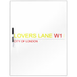 LOVERS LANE  Dry Erase Boards