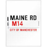 MAINE RD   Dry Erase Boards