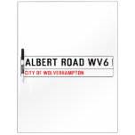 Albert Road  Dry Erase Boards