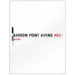 Barrow Point Avenie  Dry Erase Boards