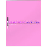 coral cresent  Dry Erase Boards