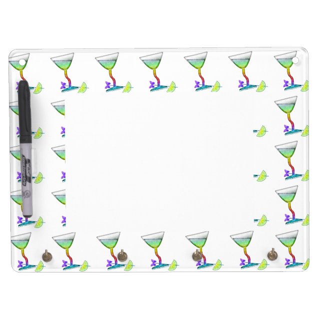 DRY ERASE BOARDS - BUTTERFLY MARTINI (Front)