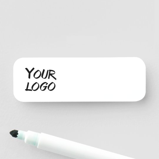 Dry Erase Business Customizable New Employee Name Tag