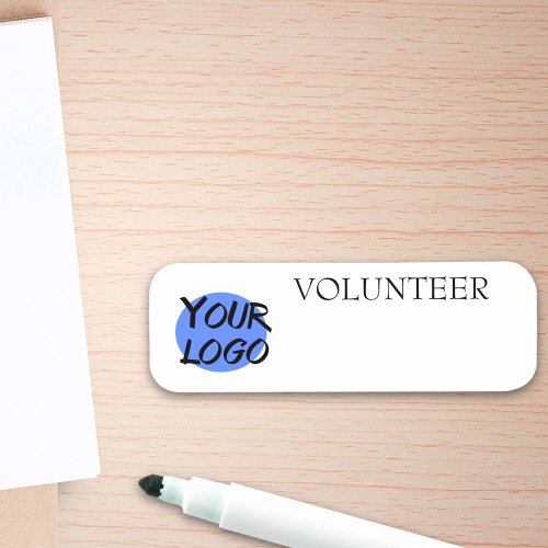 Dry Erase Business Customizable Volunteer Reusable Name Tag