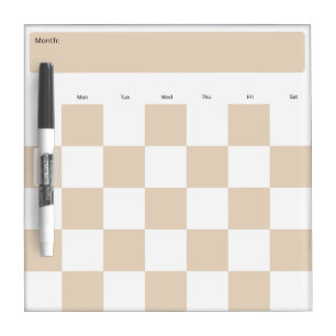 Dry Erase Calendar Board