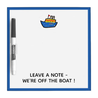 Dry Erase Cruise Ship Message Board