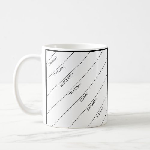 Dry Erase Daily Planner Mug