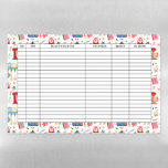 Dry Erase Freezer Inventory Fridge Magnet Sheet<br><div class="desc">Keep track of your fridge, freezer and pantry inventory. Don't worry about forgetting leftover meals or frozen dinners, or guessing what might be in the back of the pantry. Reduce food waste and spend less time shopping. With this inventory checklist set, you can effortlessly organize your grocery list and know...</div>