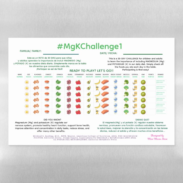 Dry Erase Magnetic Sheet (Horizontal)