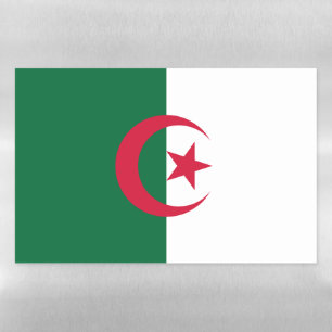 Dry Erase Magnetic Sheet flag of Algeria
