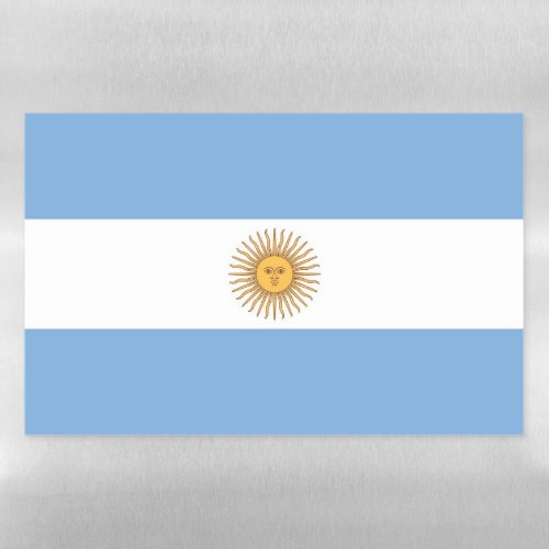 Dry Erase Magnetic Sheet flag of Argentina