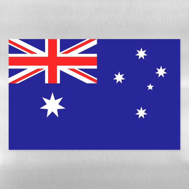 Dry Erase Magnetic Sheet flag of Australia (Horizontal)
