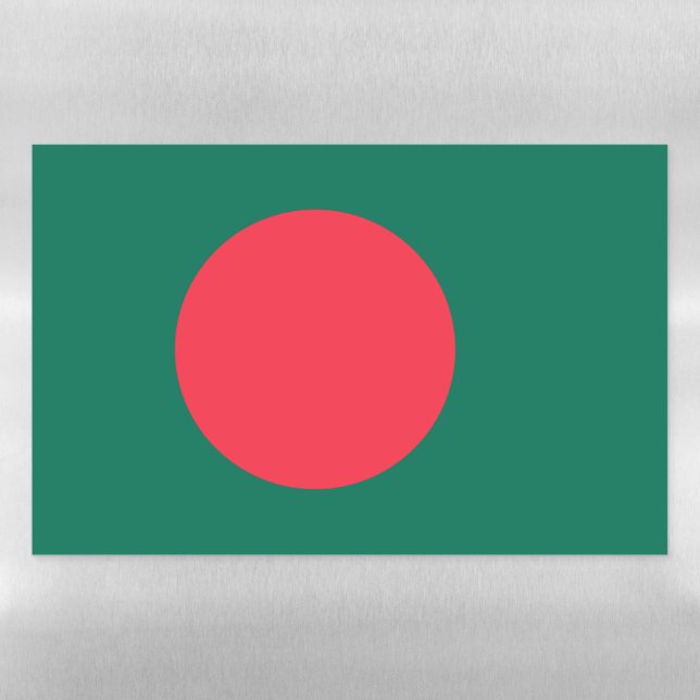 Dry Erase Magnetic Sheet flag of Bangladesh (Horizontal)