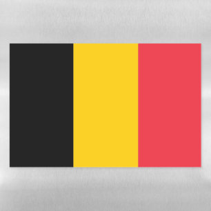 Dry Erase Magnetic Sheet flag of Belgium
