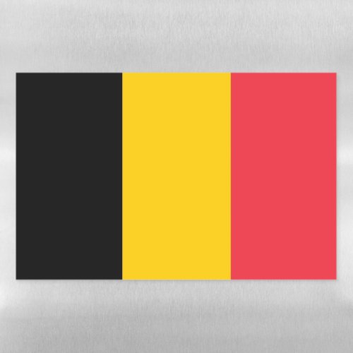 Dry Erase Magnetic Sheet flag of Belgium