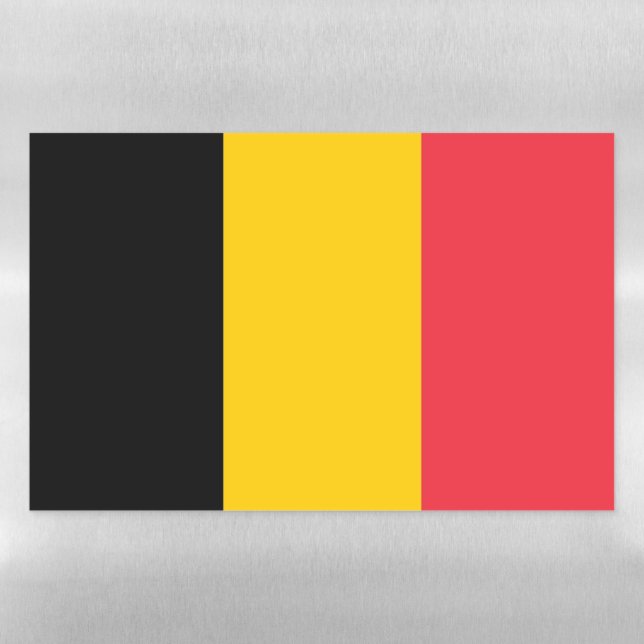 Dry Erase Magnetic Sheet flag of Belgium (Horizontal)