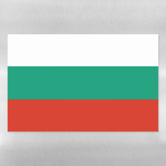 Dry Erase Magnetic Sheet flag of Bulgaria (Horizontal)