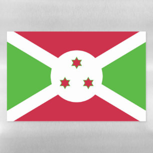 Dry Erase Magnetic Sheet flag of Burundi