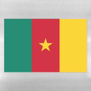 Dry Erase Magnetic Sheet flag of Cameroon