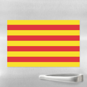 Dry Erase Magnetic Sheet flag of Catalonia