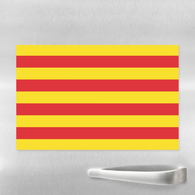 Dry Erase Magnetic Sheet flag of Catalonia (In Situ)
