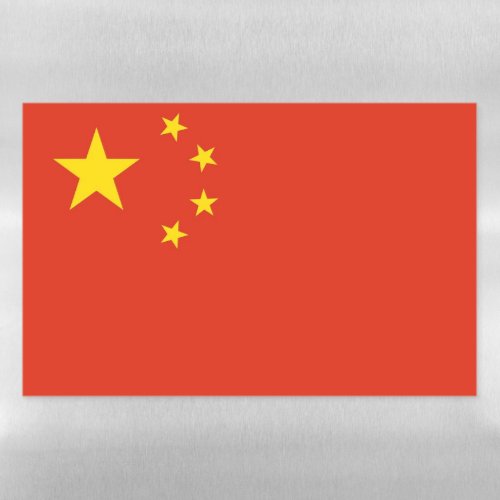 Dry Erase Magnetic Sheet flag of China