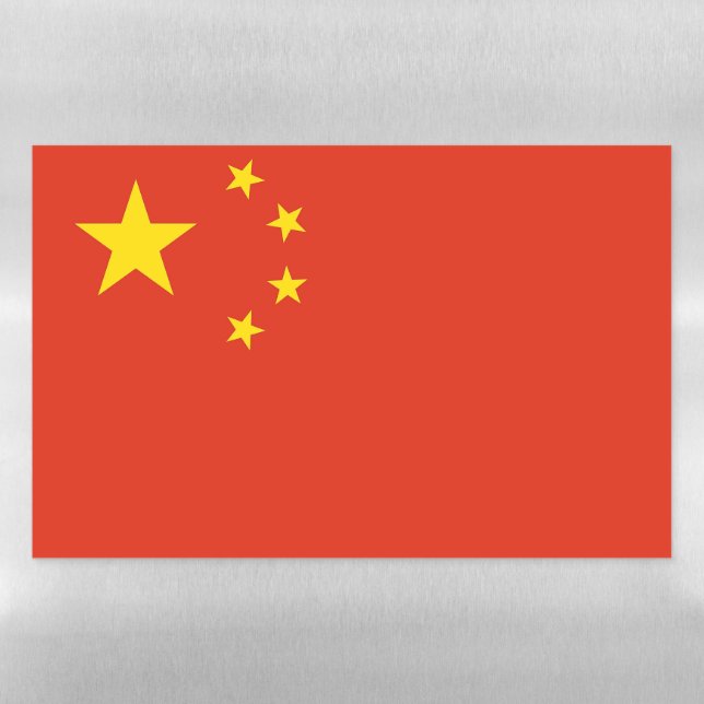 Dry Erase Magnetic Sheet flag of China (Horizontal)