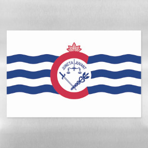 Dry Erase Magnetic Sheet flag of Cincinnati