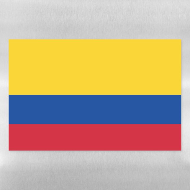 Dry Erase Magnetic Sheet flag of Colombia (Horizontal)