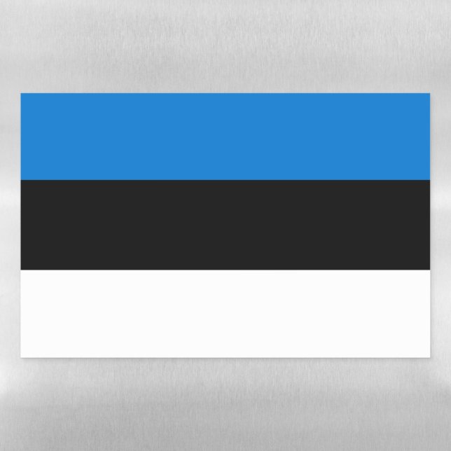 Dry Erase Magnetic Sheet flag of Estonia (Horizontal)