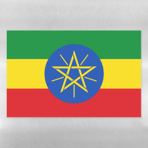Dry Erase Magnetic Sheet flag of Ethiopia