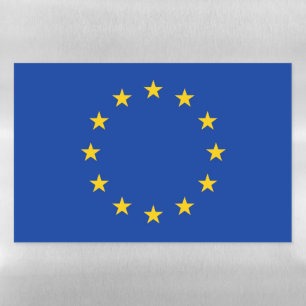 Dry Erase Magnetic Sheet flag of European Union