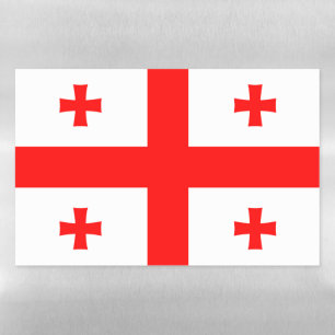 Dry Erase Magnetic Sheet flag of Georgia