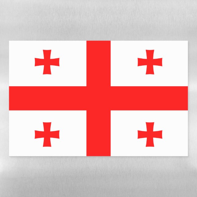 Dry Erase Magnetic Sheet flag of Georgia (Horizontal)