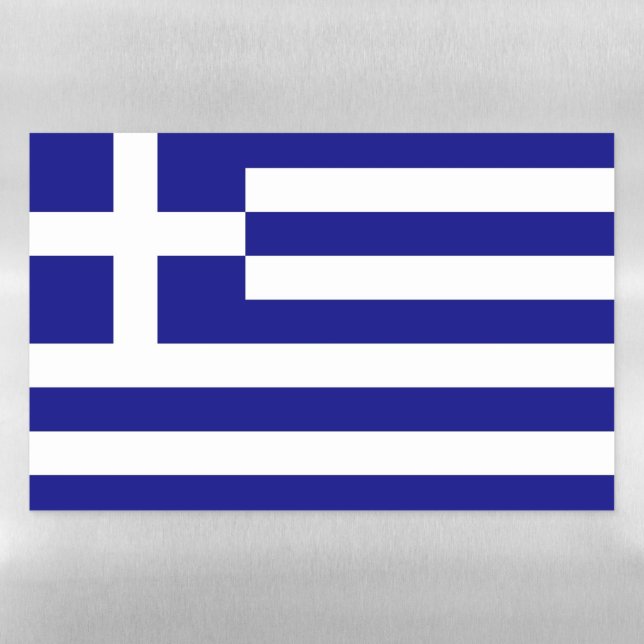 Dry Erase Magnetic Sheet flag of Greece (Horizontal)