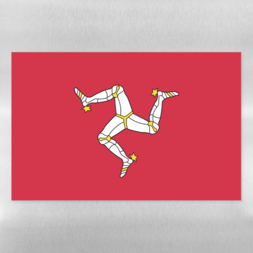 Dry Erase Magnetic Sheet flag of Isle of Man