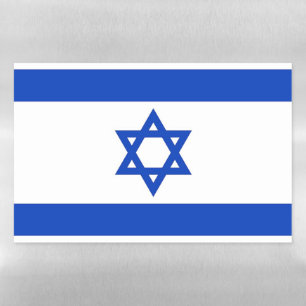 Dry Erase Magnetic Sheet flag of Israel