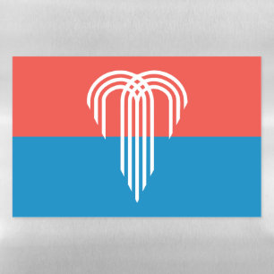 Dry Erase Magnetic Sheet flag of Kansas City, USA