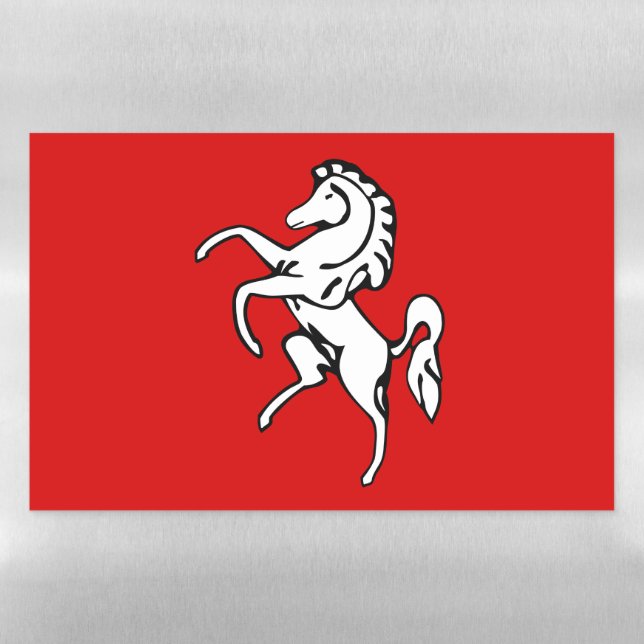 Dry Erase Magnetic Sheet flag of Kent County (Horizontal)