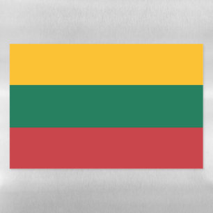 Dry Erase Magnetic Sheet flag of Lithuania