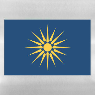 Dry Erase Magnetic Sheet flag of Macedonia, Greece