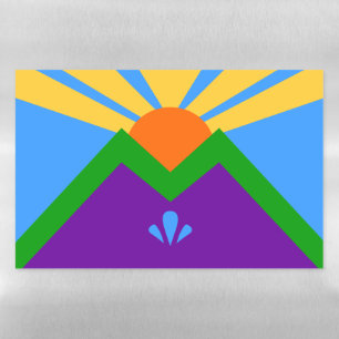 Dry Erase Magnetic Sheet flag of Manitou Springs