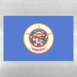 Dry Erase Magnetic Sheet flag of Minnesota