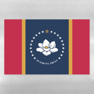 Dry Erase Magnetic Sheet flag of Mississippi