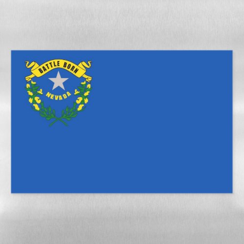 Dry Erase Magnetic Sheet flag of Nevada