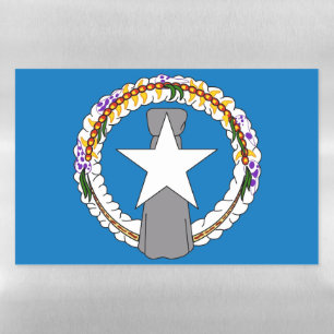 Dry Erase Magnetic Sheet flag of Northern Mariana
