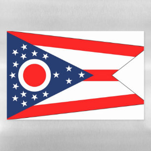 Dry Erase Magnetic Sheet flag of Ohio